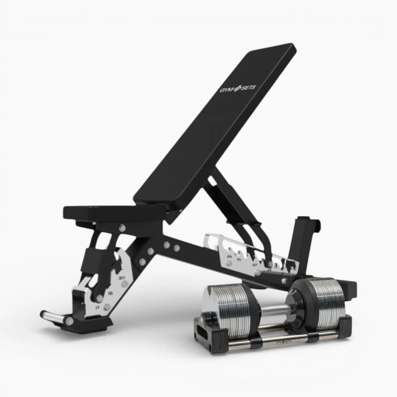 GymSets Round Adjustable Dumbbell (2.5-50kg) - Image 147