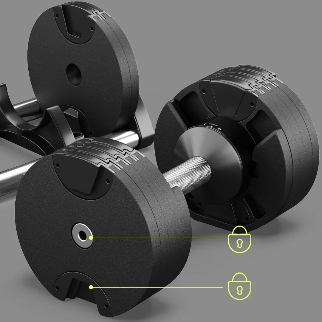 GymSets Round Adjustable Dumbbell (2.5-50kg) - Image 15