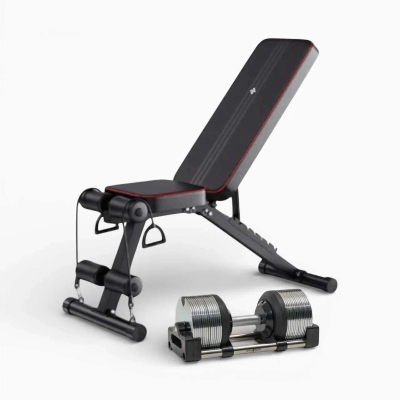 GymSets Round Adjustable Dumbbell (2.5-50kg) - Image 184