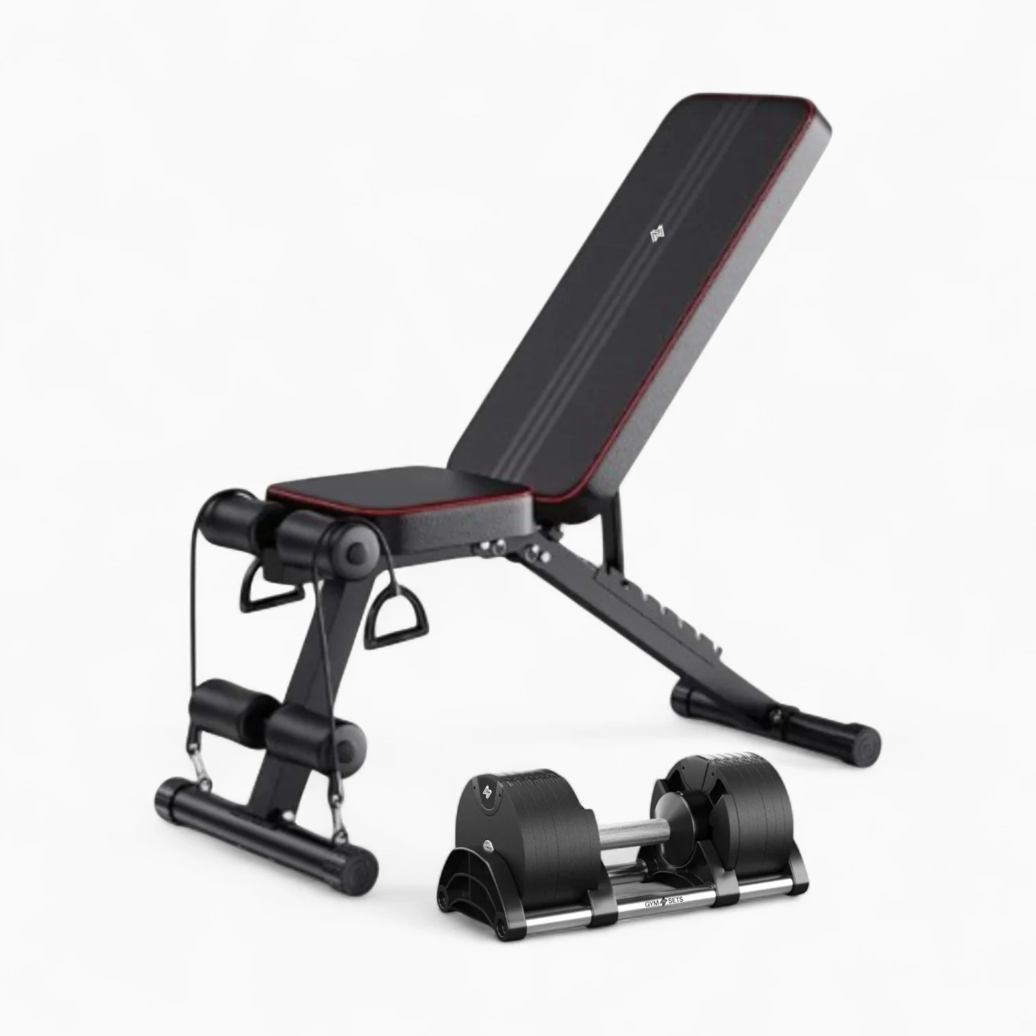 GymSets Round Adjustable Dumbbell (2.5-50kg) - Image 191