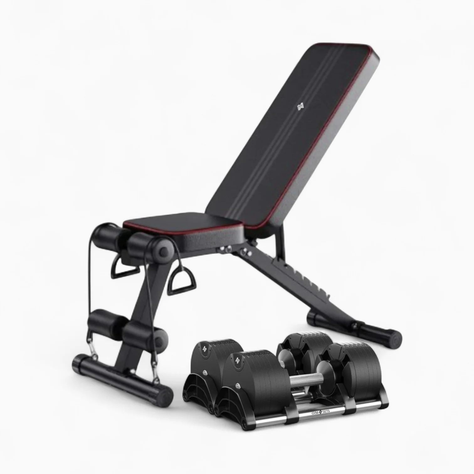 GymSets Round Adjustable Dumbbell (2.5-50kg) - Image 219