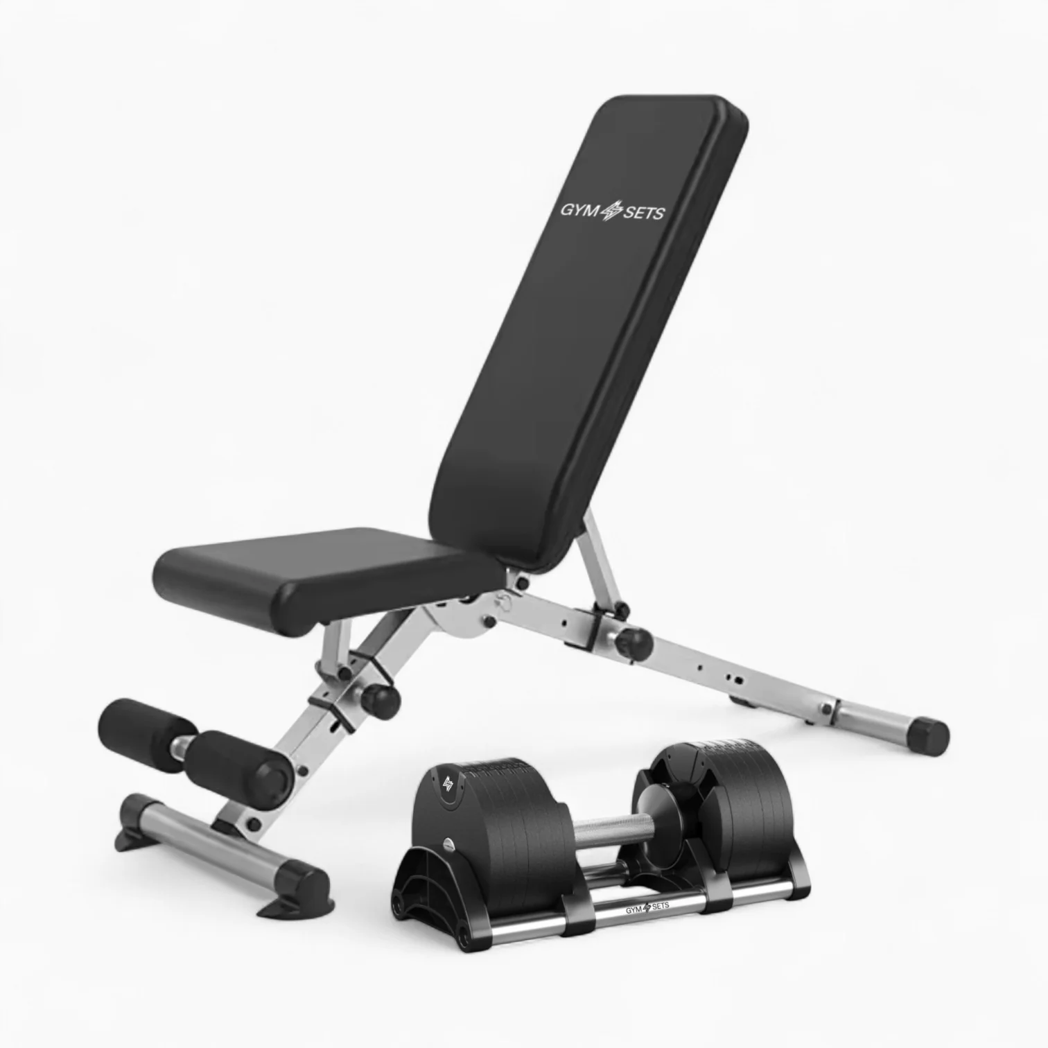 GymSets Round Adjustable Dumbbell (2.5-50kg) - Image 75