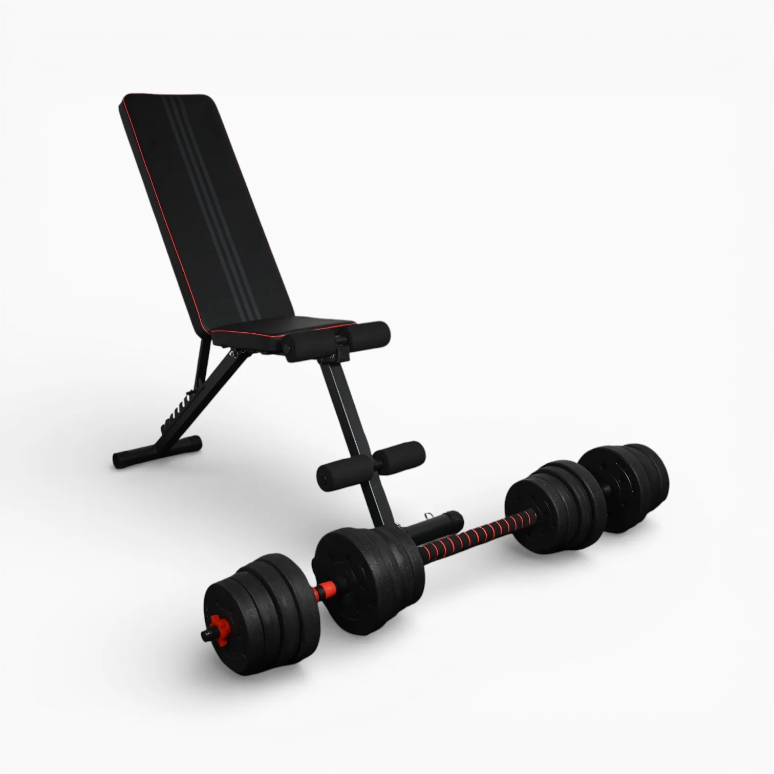 GymSets Adjustable Dumbbell Barbell Set - Image 7