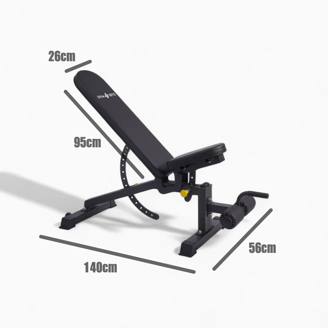 GYMSETS™ Essential Commercial Gym Weight Bench - Image 11