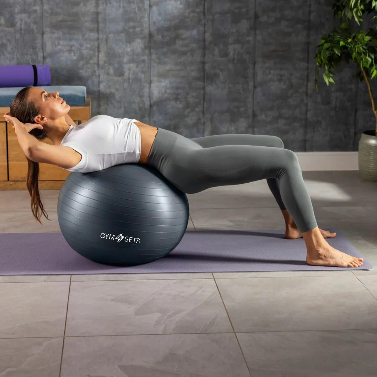 GymSets 65cm Yoga Ball - Image 3