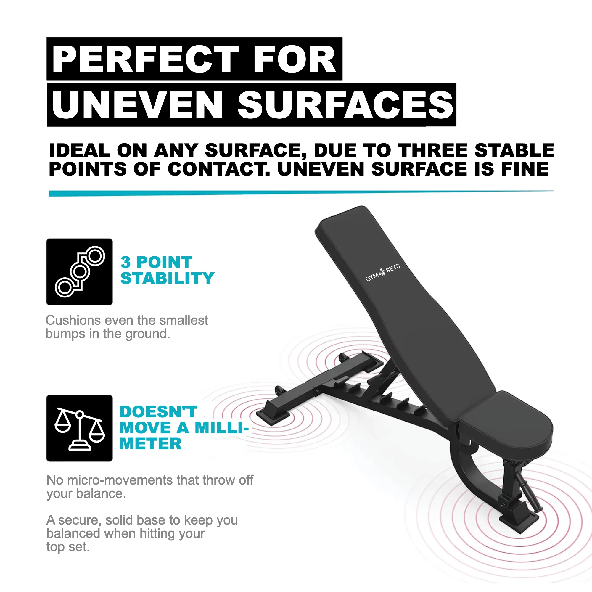 GymSets Commercial Curved Weight Bench - Image 9