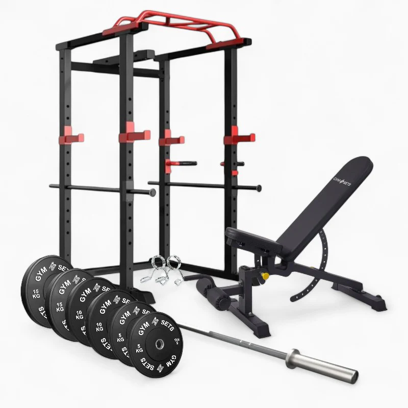 GymSets Power Cage with Cable Pulley - Image 28