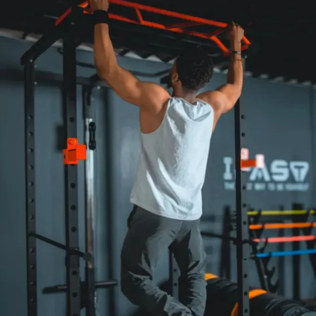 GymSets Power Cage with Cable Pulley - Image 3