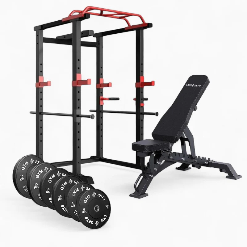 GymSets Power Cage with Cable Pulley - Image 32
