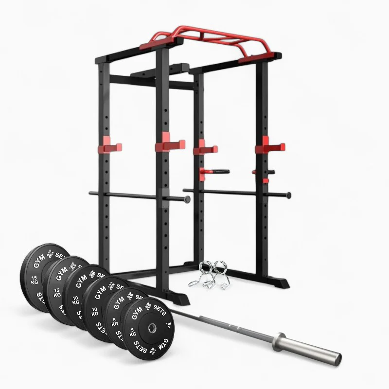 GymSets Power Cage with Cable Pulley - Image 33