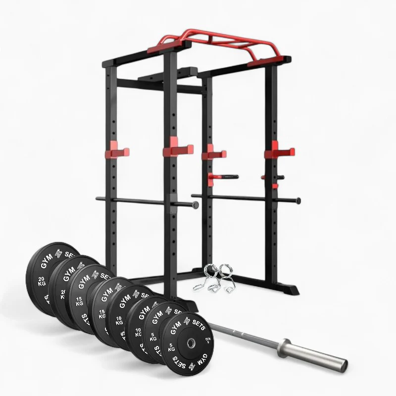 GymSets Power Cage with Cable Pulley - Image 52