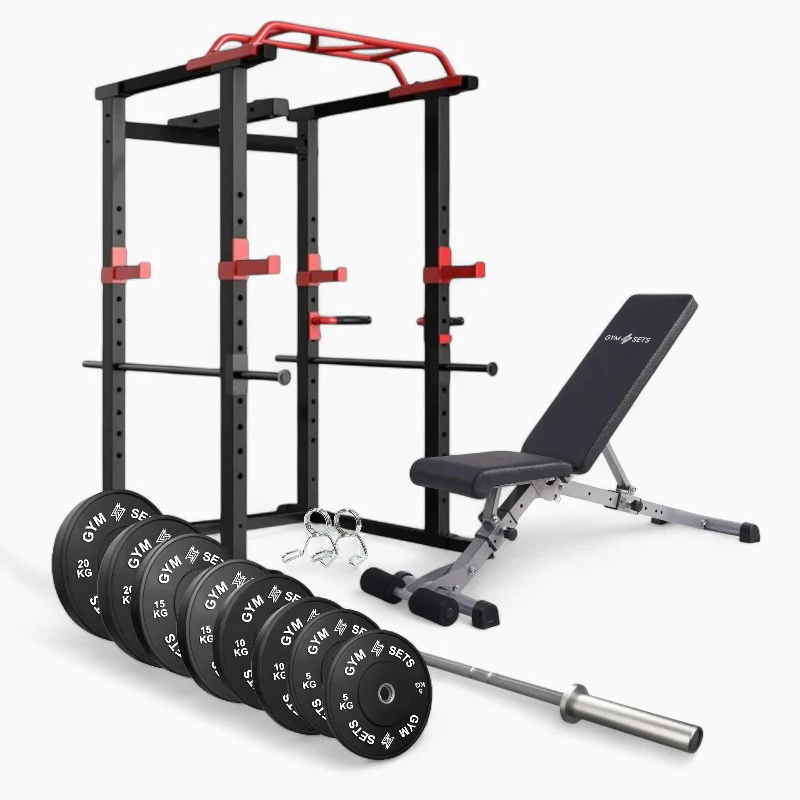 GymSets Power Cage with Cable Pulley - Image 53