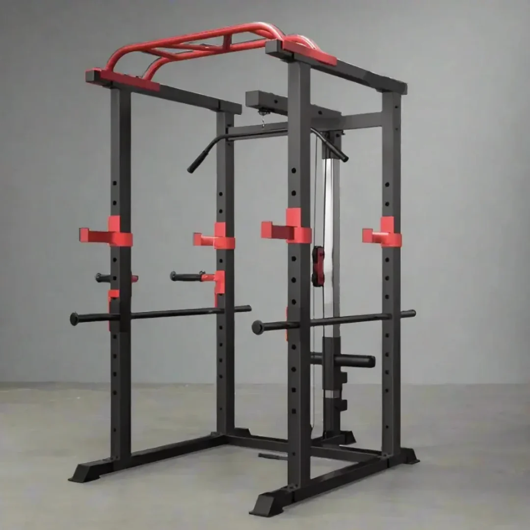 GymSets Power Cage with Cable Pulley - Image 6