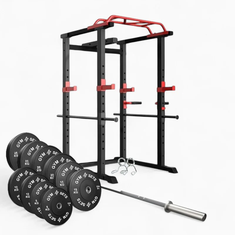 GymSets Power Cage with Cable Pulley - Image 60