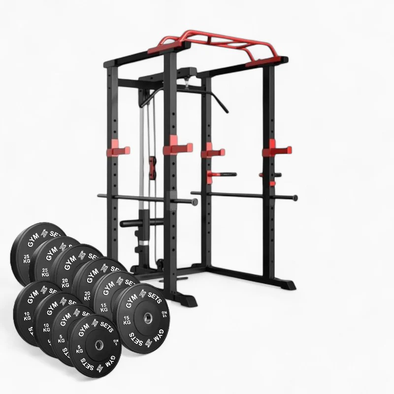 GymSets Power Cage with Cable Pulley - Image 67