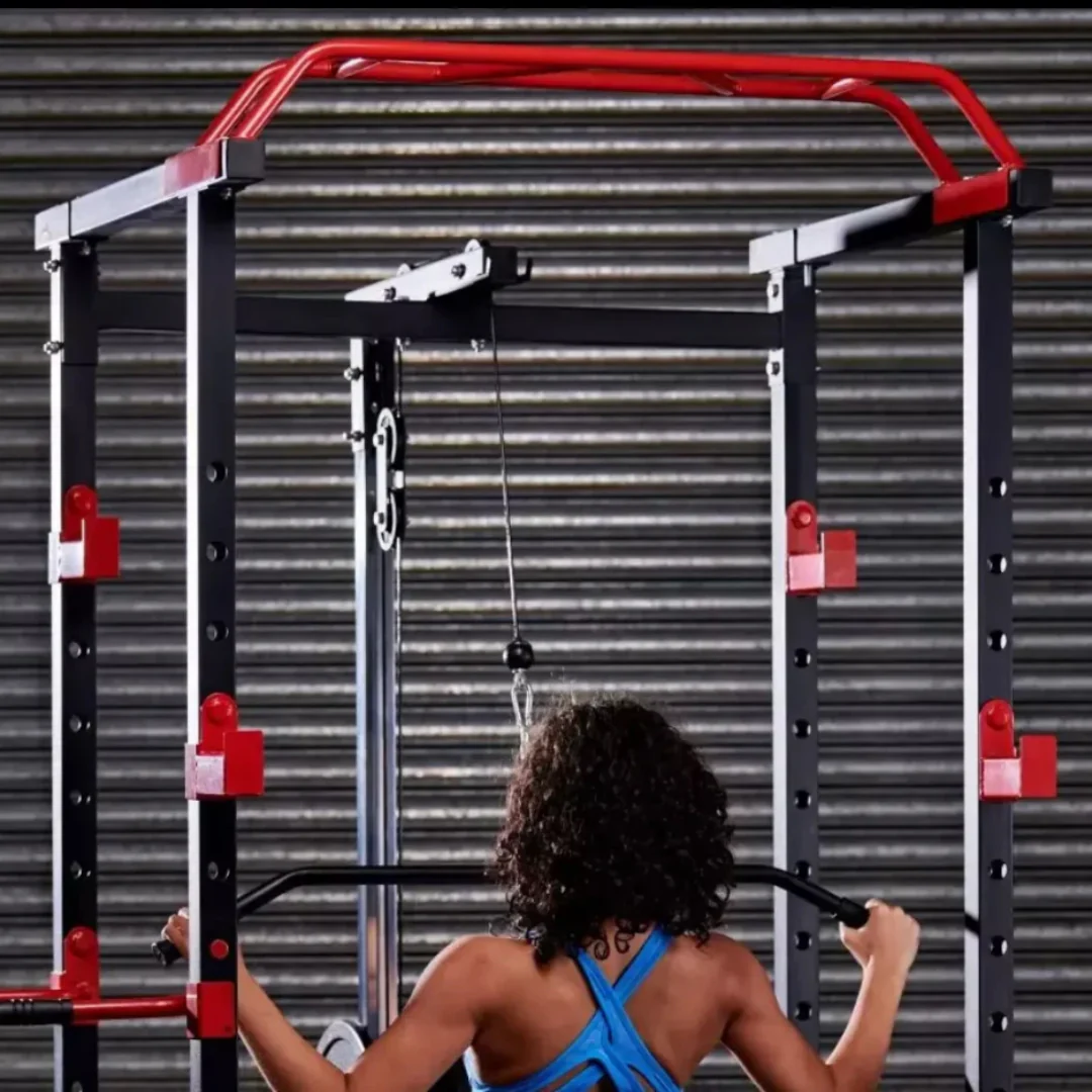 GymSets Power Cage with Cable Pulley - Image 7