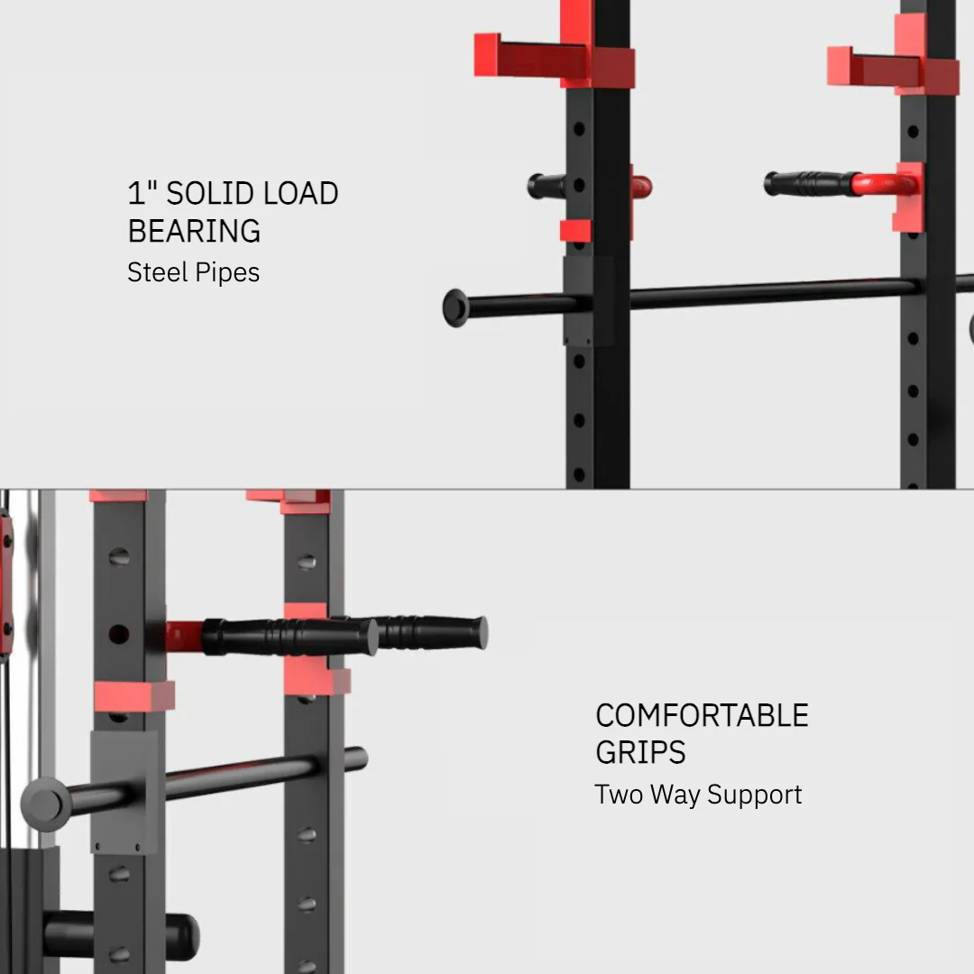 GymSets Power Cage with Cable Pulley - Image 8