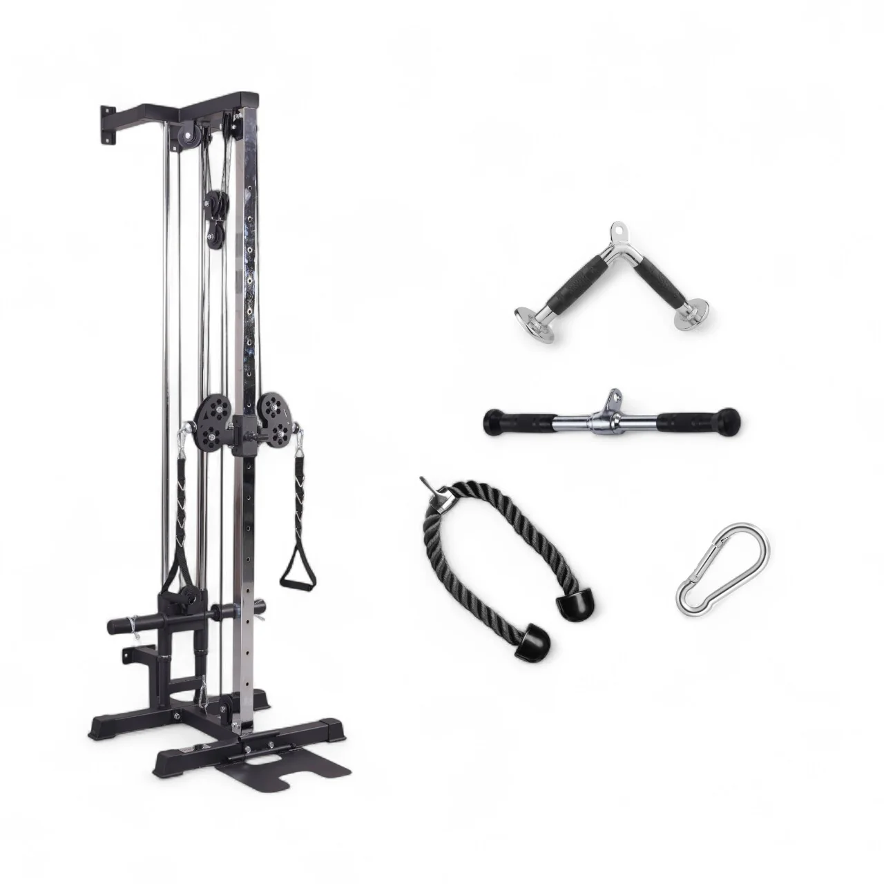 GymSets Semi Commercial Upgraded Wall Mounted Cable Pulley Machine - Image 9